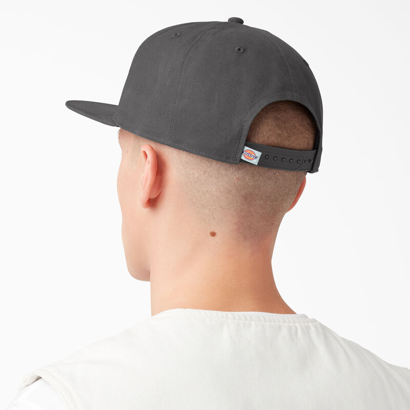 Dickies Logo Patch Flat Bill Cap Slate Gray ID-e1tTIooz