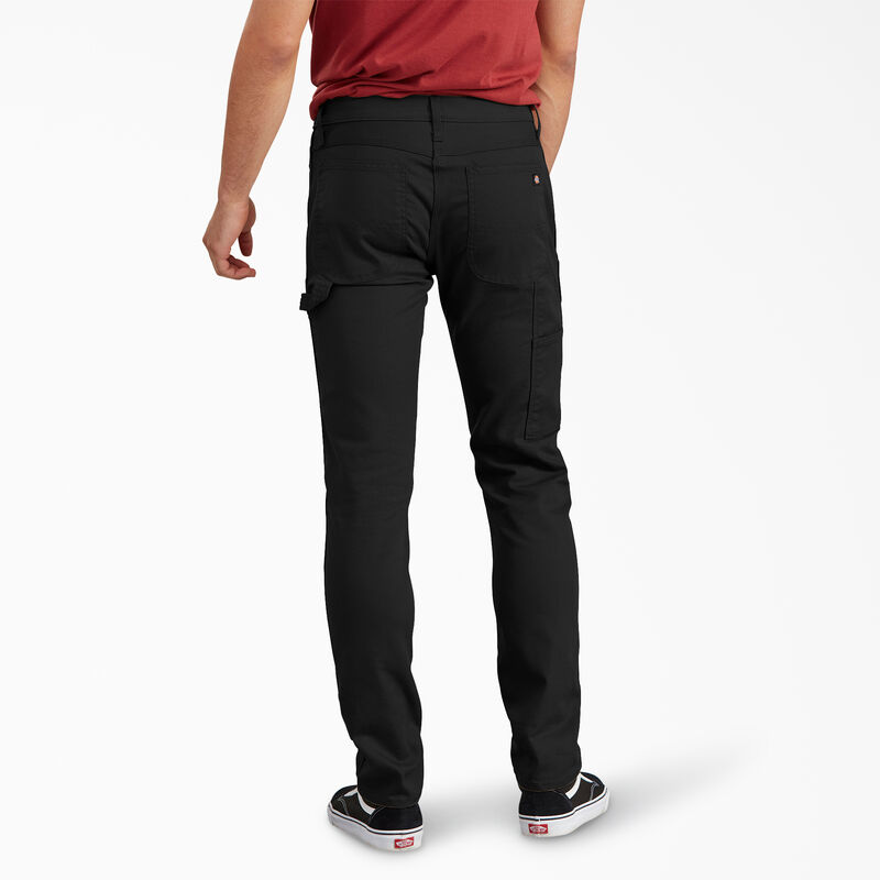 Dickies Slim Fit Tapered Leg Carpenter Duck Pants Stonewashed Black ID-eLKcawSt