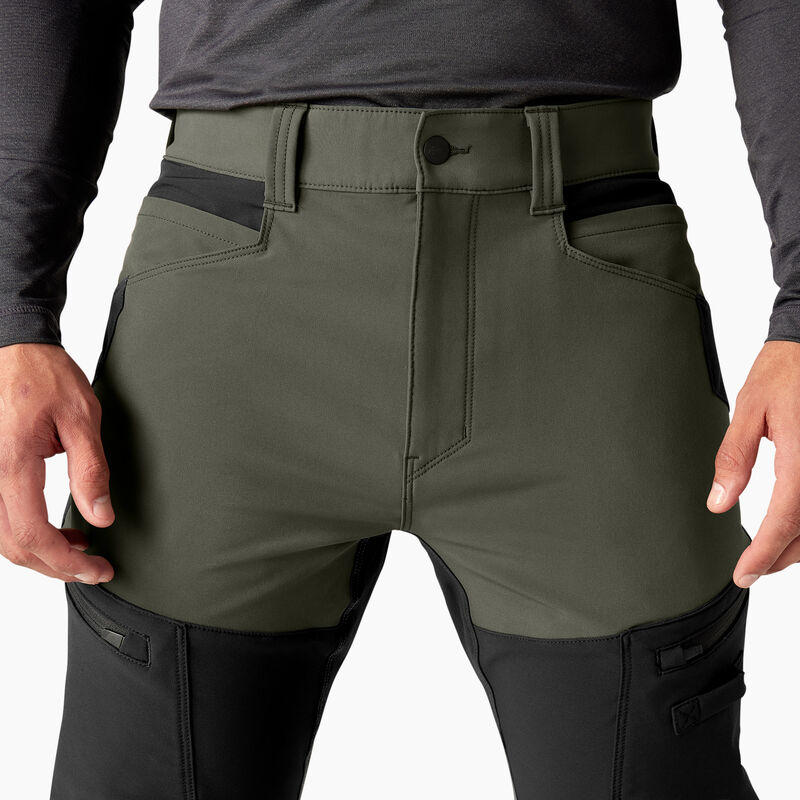 Dickies FLEX Slim Fit Double Knee Tapered Pants Moss/Black ID-eTodI9Cj