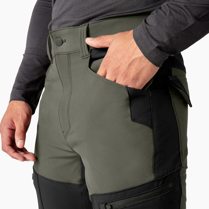 Dickies FLEX Slim Fit Double Knee Tapered Pants Moss/Black ID-eTodI9Cj