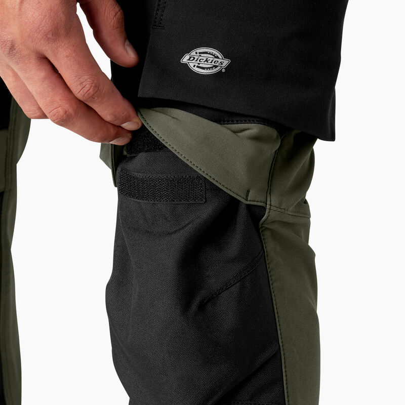 Dickies FLEX Slim Fit Double Knee Tapered Pants Moss/Black ID-eTodI9Cj
