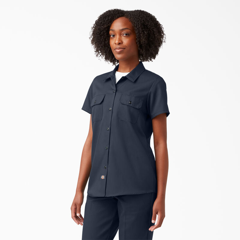 Dickies 574 Original Work Shirt Dark Navy ID-eaYjpOst