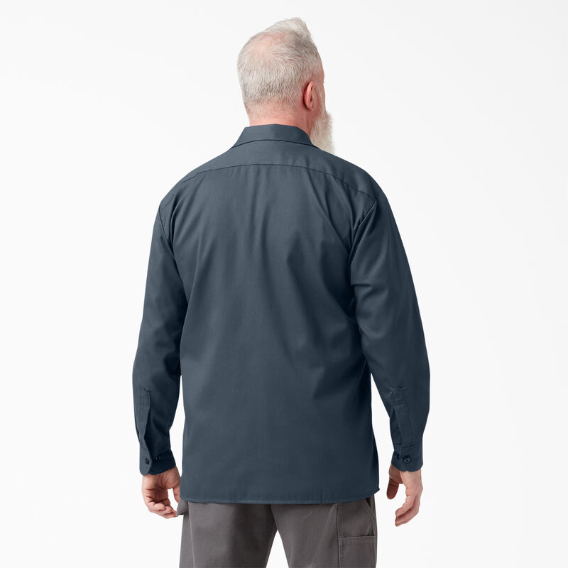 Dickies Long Sleeve Work Shirt Airforce Blue ID-eqkhKuOH