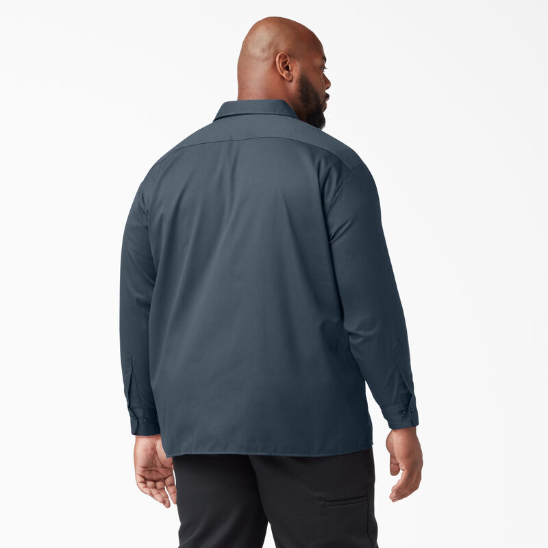 Dickies Long Sleeve Work Shirt Airforce Blue ID-eqkhKuOH