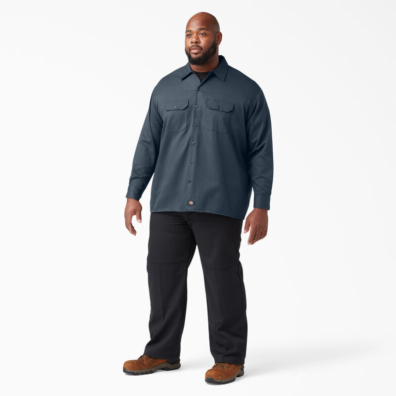 Dickies Long Sleeve Work Shirt Airforce Blue ID-eqkhKuOH