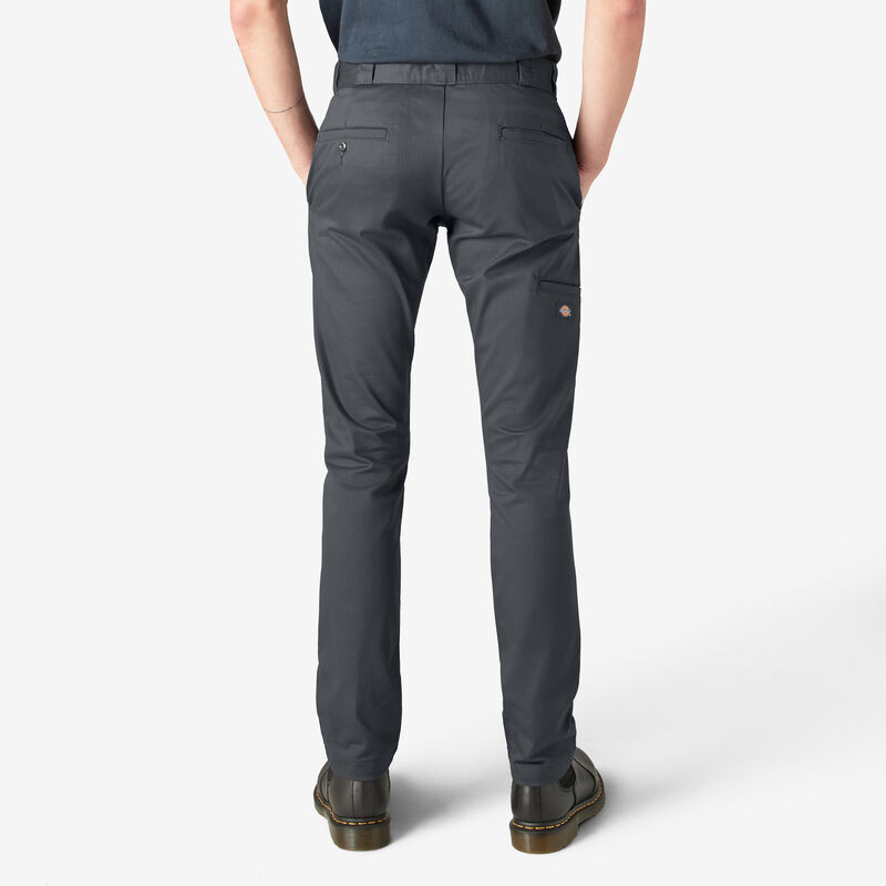 Dickies Skinny Fit Double Knee Work Pants Charcoal Gray ID-eulYD7gN