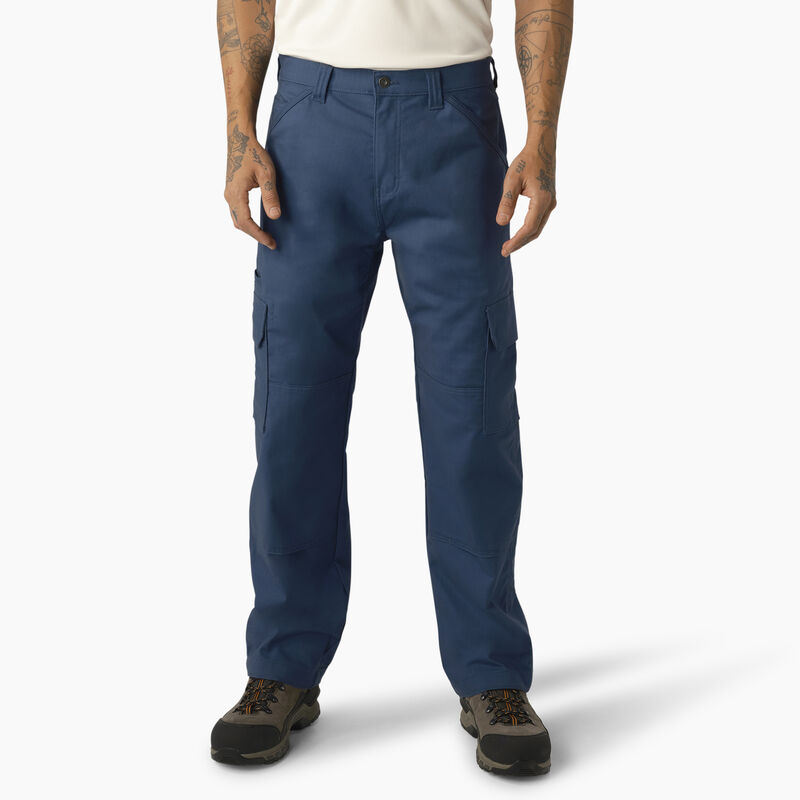 Dickies FLEX DuraTech Relaxed Fit Ripstop Cargo Pants Dark Denim ID-f1fyscGN