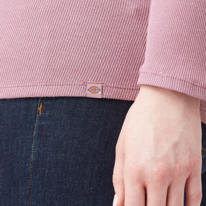 Dickies Plus Henley Long Sleeve Shirt Dusty Orchid ID-fCQrvhIs