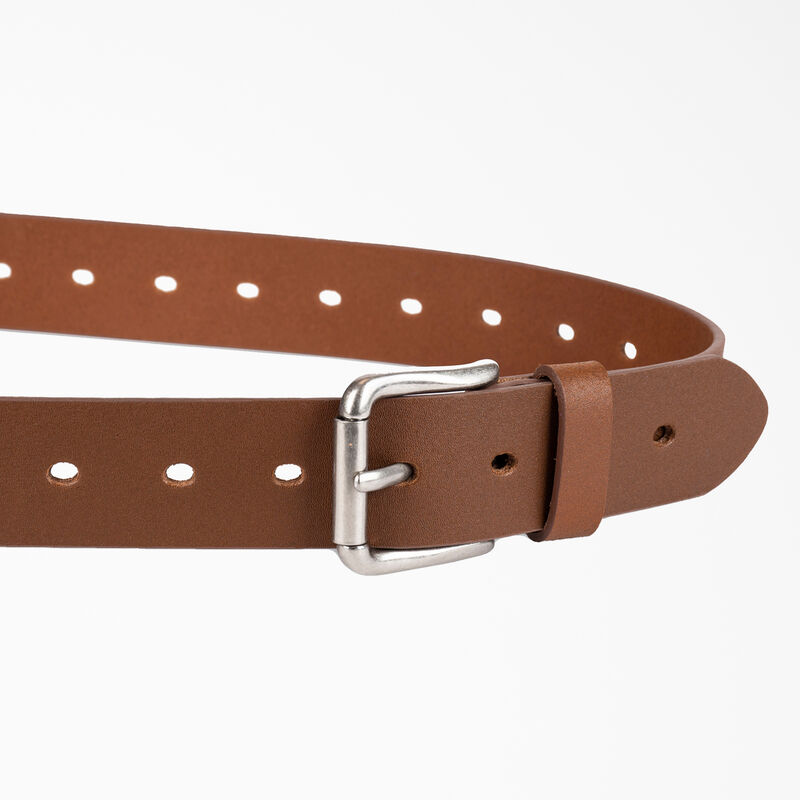 Dickies Perforated Leather Belt Dark Tan ID-fRJOKcaj
