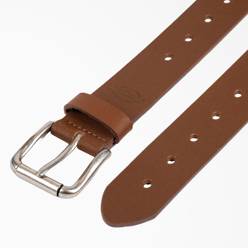 Dickies Perforated Leather Belt Dark Tan ID-fRJOKcaj
