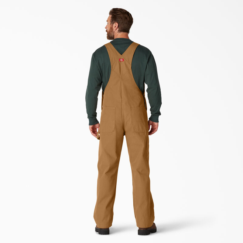 Dickies Classic Bib Overalls Rinsed Brown Duck ID-fYLja6Vl