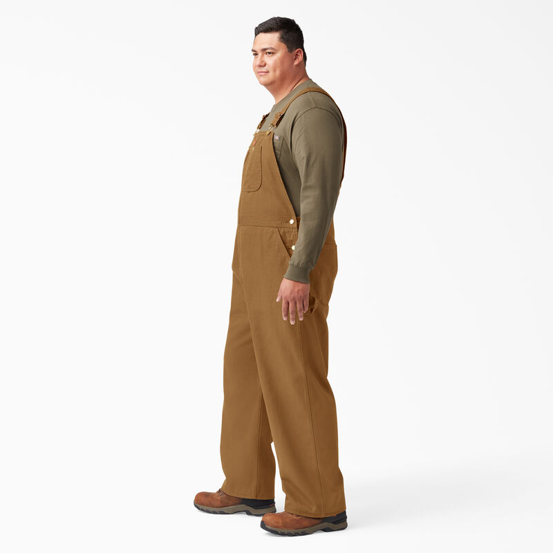 Dickies Classic Bib Overalls Rinsed Brown Duck ID-fYLja6Vl