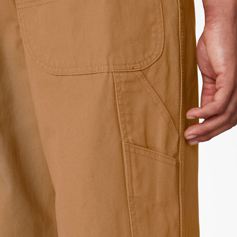 Dickies Classic Bib Overalls Rinsed Brown Duck ID-fYLja6Vl