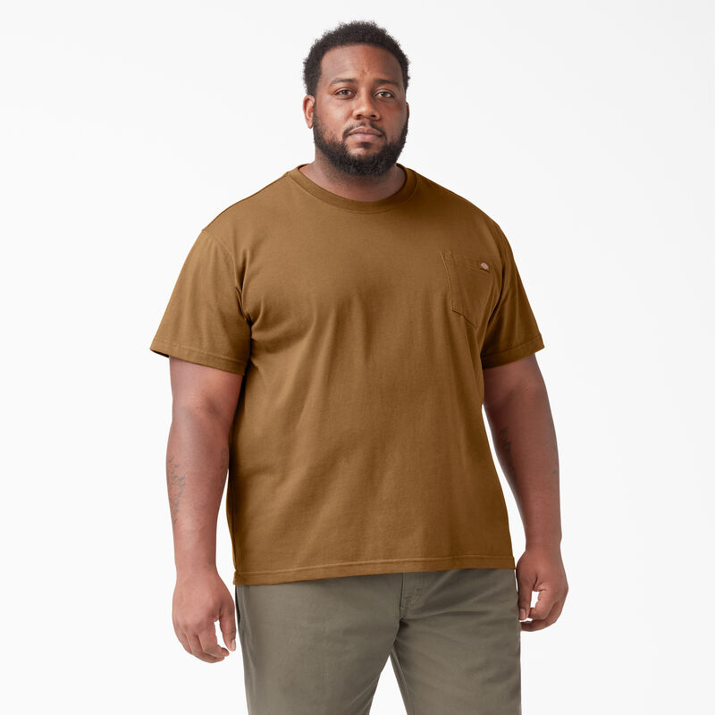 Dickies Heavyweight Short Sleeve Pocket T-Shirt Brown Duck ID-fcqWZjzV