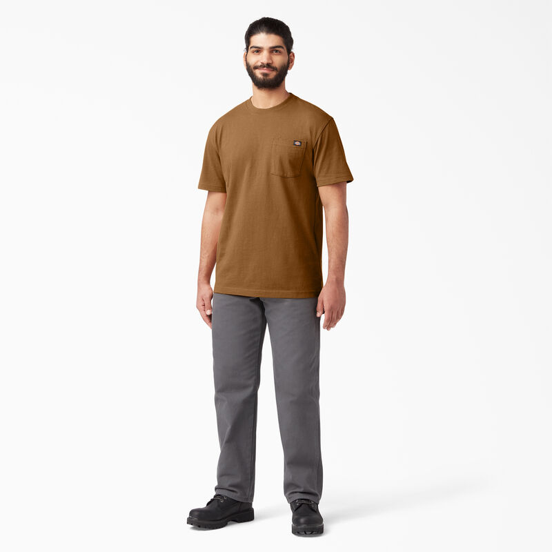Dickies Heavyweight Short Sleeve Pocket T-Shirt Brown Duck ID-fcqWZjzV