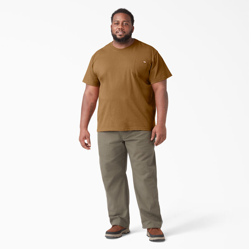 Dickies Heavyweight Short Sleeve Pocket T-Shirt Brown Duck ID-fcqWZjzV