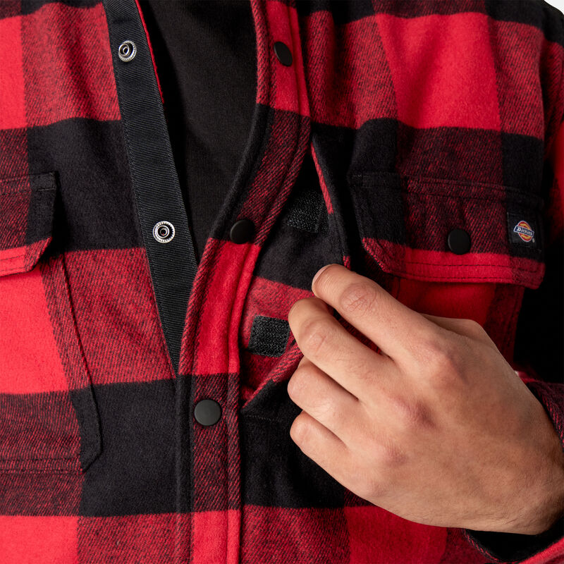 Dickies Heavyweight Brawny Flannel Shirt Red/Black Buffalo Plaid ID-ff0Cyj3i