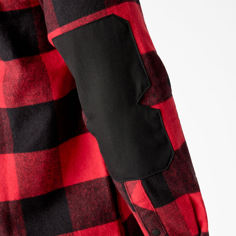 Dickies Heavyweight Brawny Flannel Shirt Red/Black Buffalo Plaid ID-ff0Cyj3i