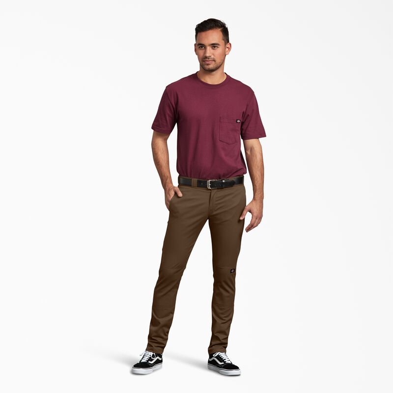 Dickies Skinny Fit Double Knee Work Pants Timber Brown ID-fiBRE6rR