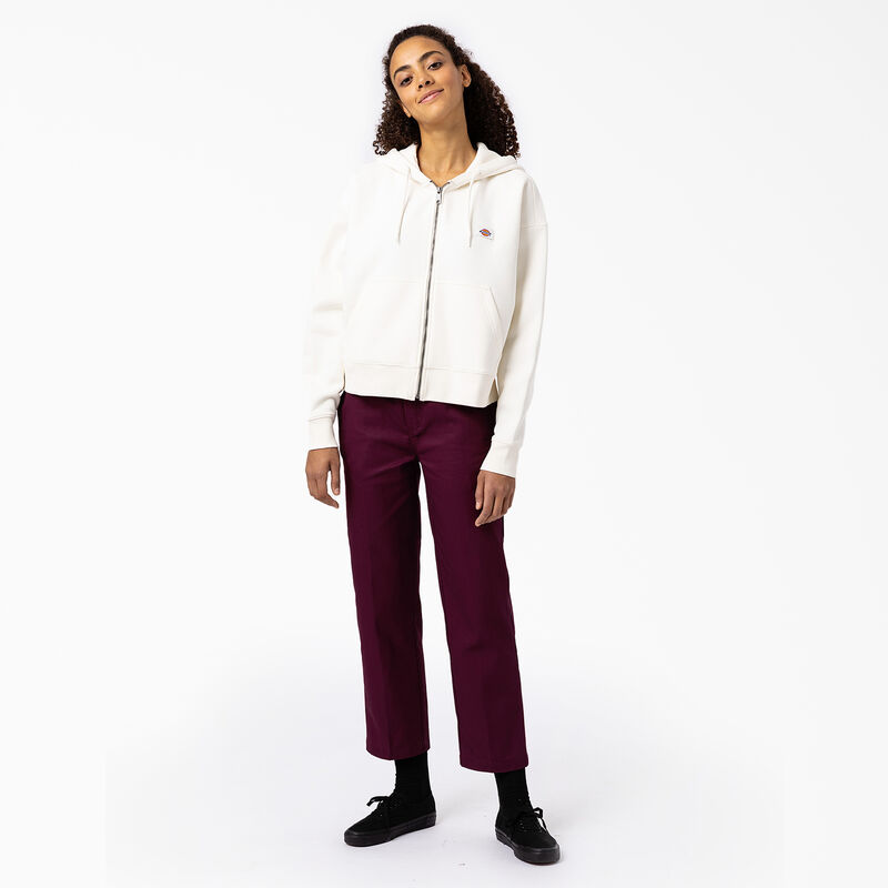 Dickies Oakport Zip Hoodie Cream ID-fzEcKkAP