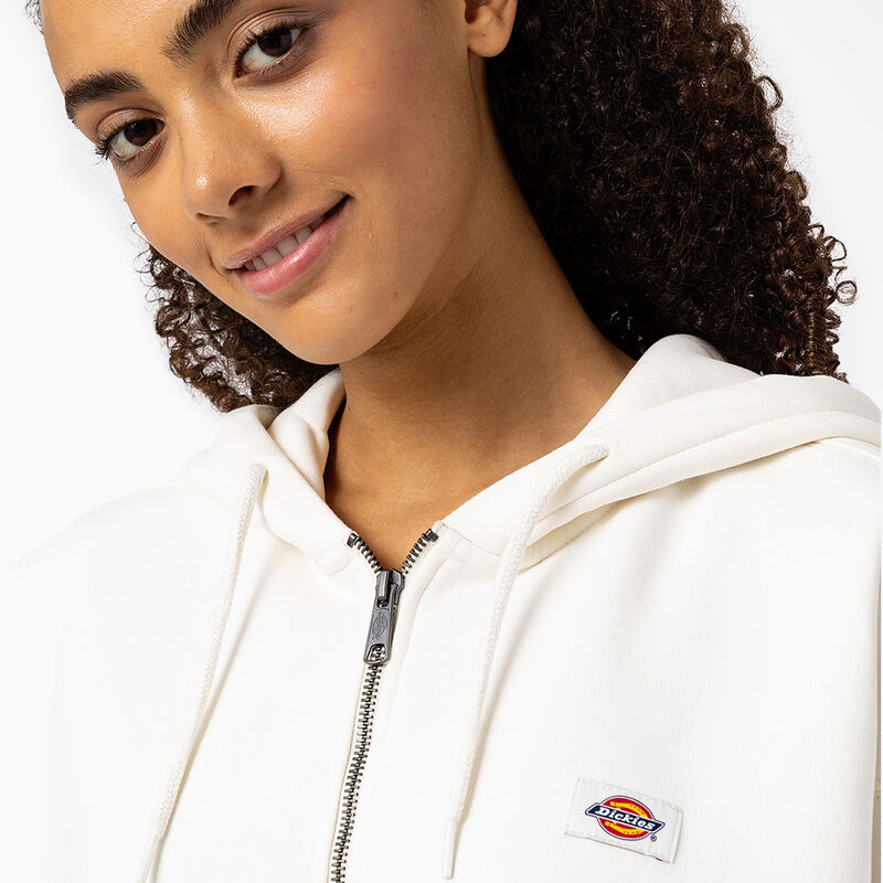 Dickies Oakport Zip Hoodie Cream ID-fzEcKkAP