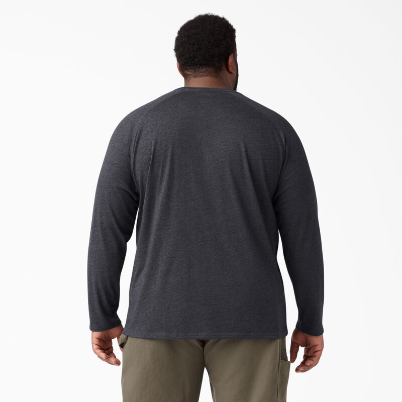 Dickies Cooling Long Sleeve Pocket T-Shirt Heather Black ID-g2fH0rpe