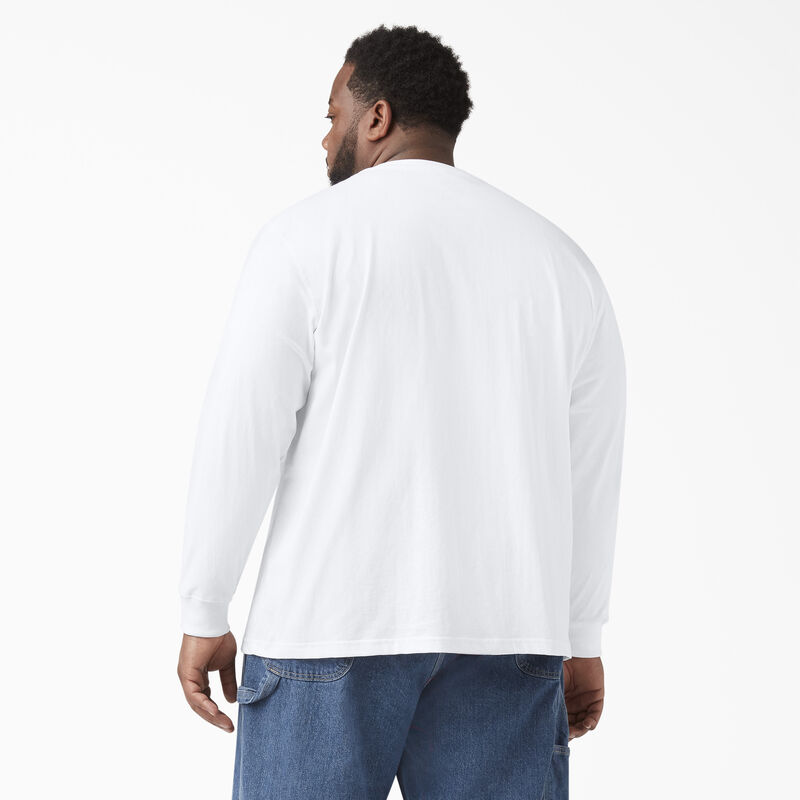 Dickies Heavyweight Long Sleeve Pocket T-Shirt White ID-g3WbldYo