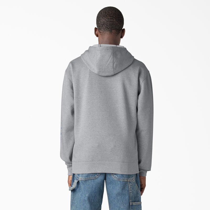 Dickies Water Repellent Workwear Graphic Hoodie Heather Gray ID-g6ZzPQVX