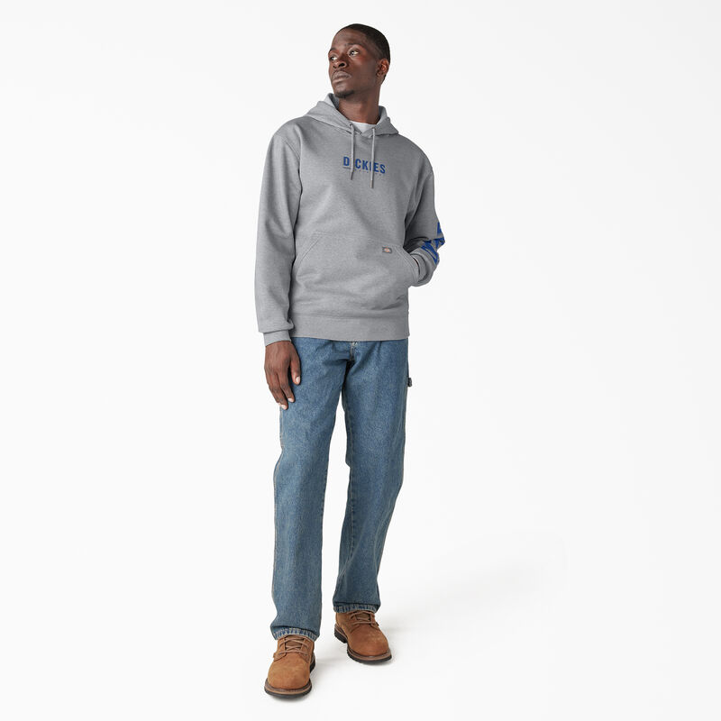 Dickies Water Repellent Workwear Graphic Hoodie Heather Gray ID-g6ZzPQVX