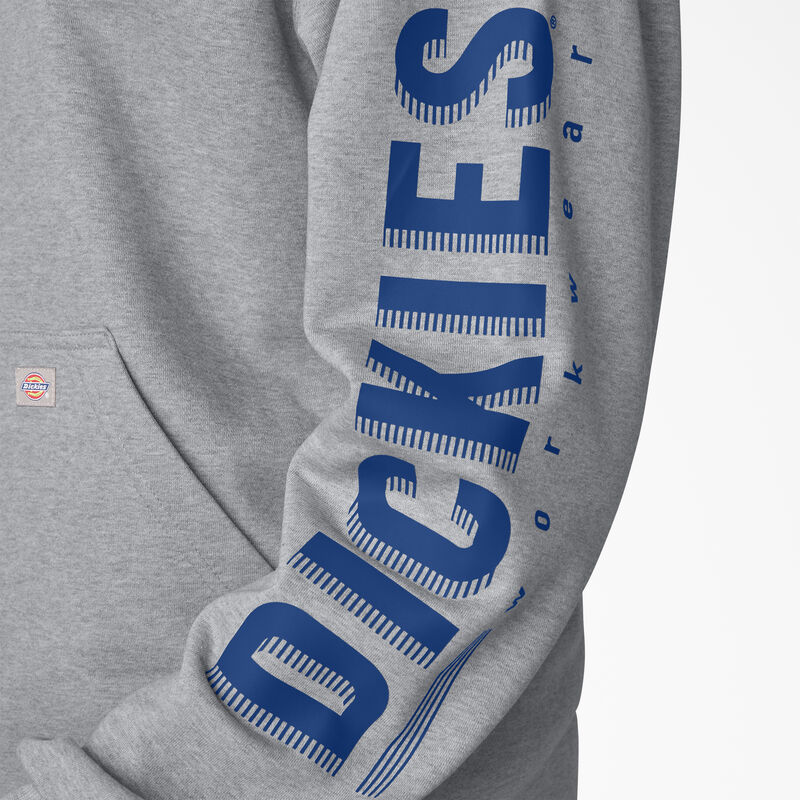Dickies Water Repellent Workwear Graphic Hoodie Heather Gray ID-g6ZzPQVX