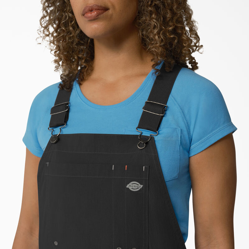 Dickies Cooling Ripstop Bib Overalls Rinsed Black ID-gIEIzXmj