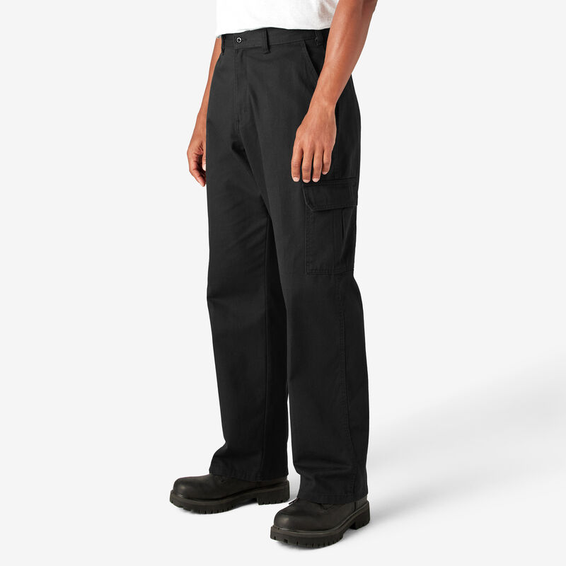 Dickies Loose Fit Cargo Pants Rinsed Black ID-gJO2X6wU
