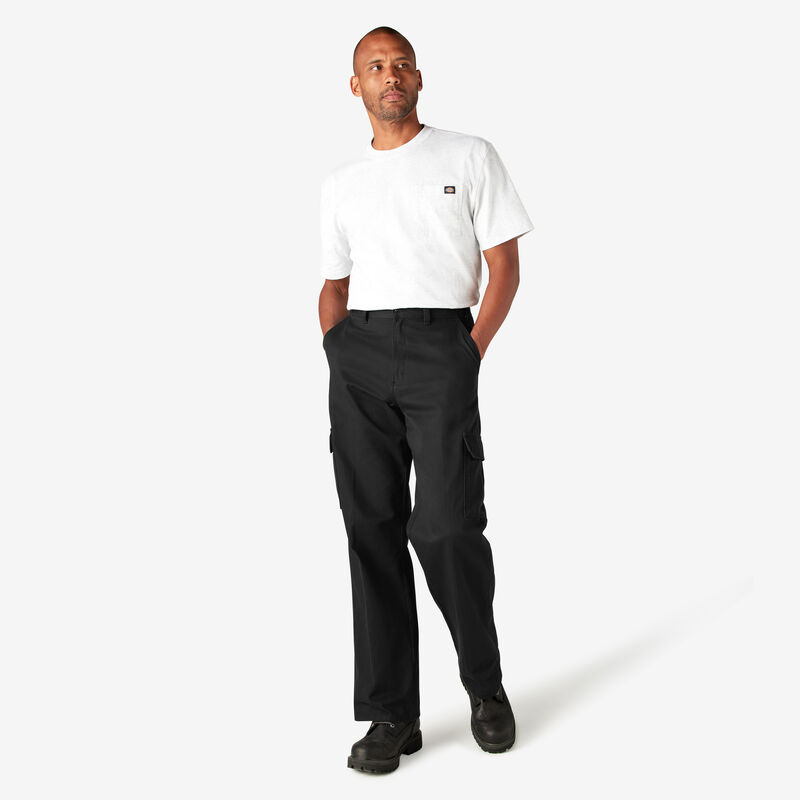 Dickies Loose Fit Cargo Pants Rinsed Black ID-gJO2X6wU