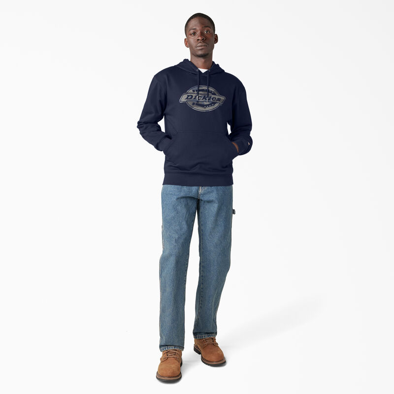 Dickies Water Repellent Camo Logo Hoodie Ink Navy ID-gN2KCZhQ