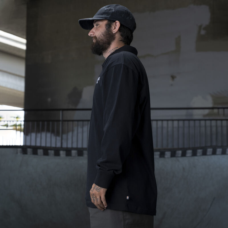 Dickies Ronnie Sandoval Long Sleeve Polo Black ID-gNdfcRWb