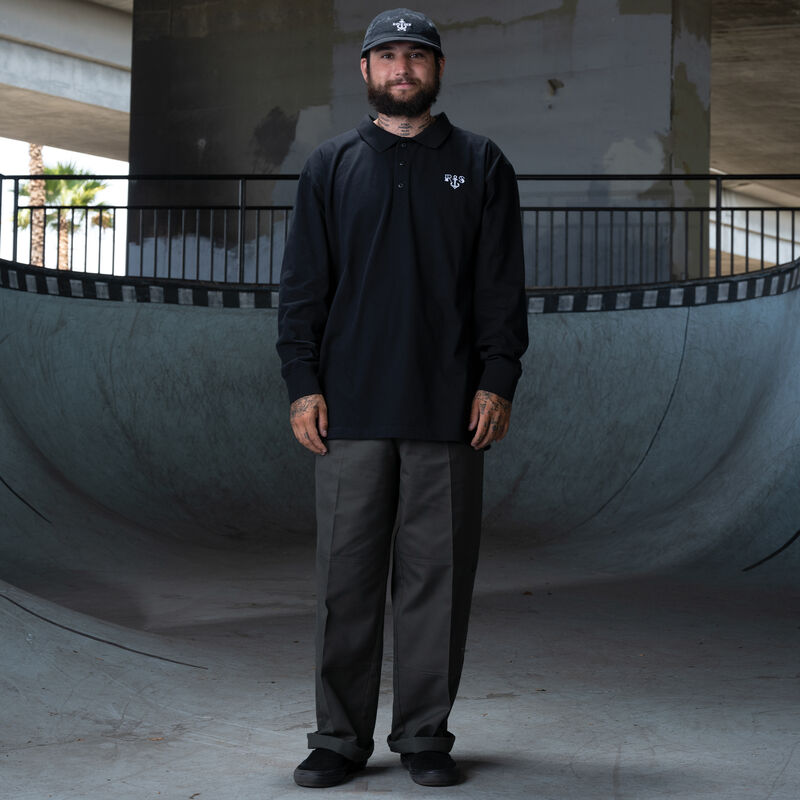 Dickies Ronnie Sandoval Long Sleeve Polo Black ID-gNdfcRWb