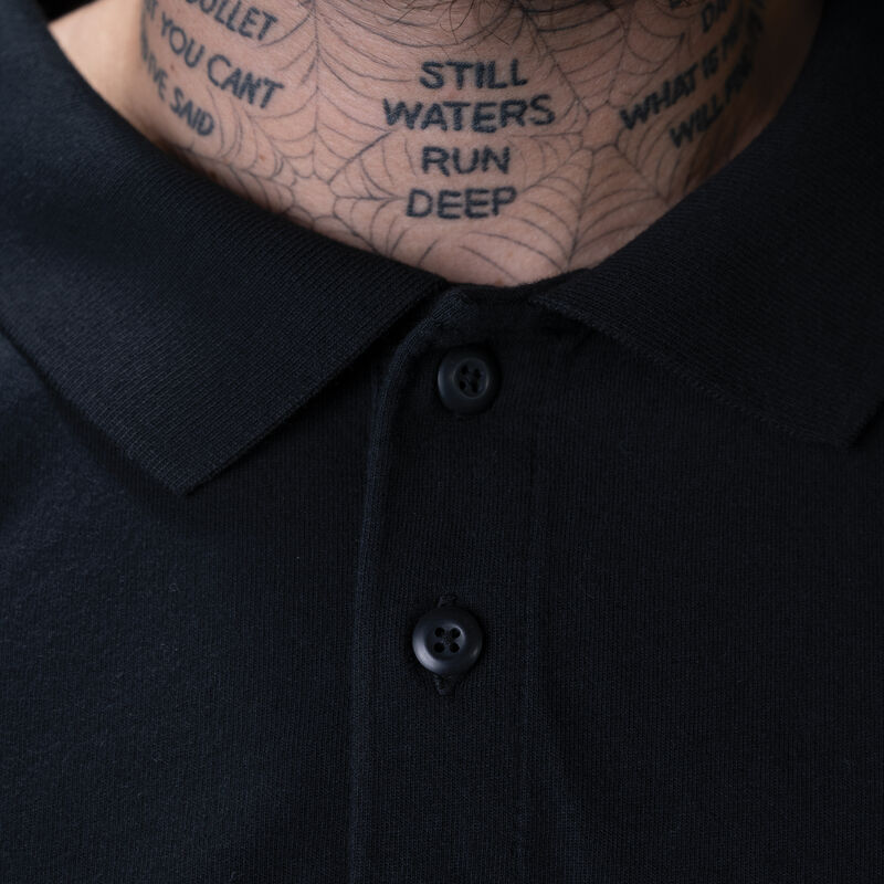 Dickies Ronnie Sandoval Long Sleeve Polo Black ID-gNdfcRWb