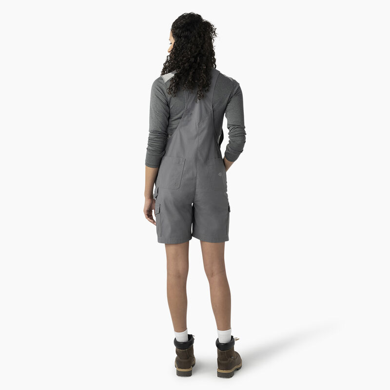 Dickies Cooling Ripstop Bib Shortalls Rinsed Graphite ID-gNtBSaZC