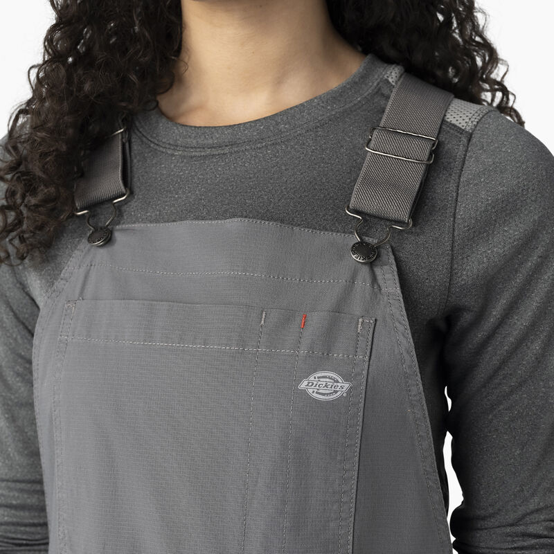 Dickies Cooling Ripstop Bib Shortalls Rinsed Graphite ID-gNtBSaZC