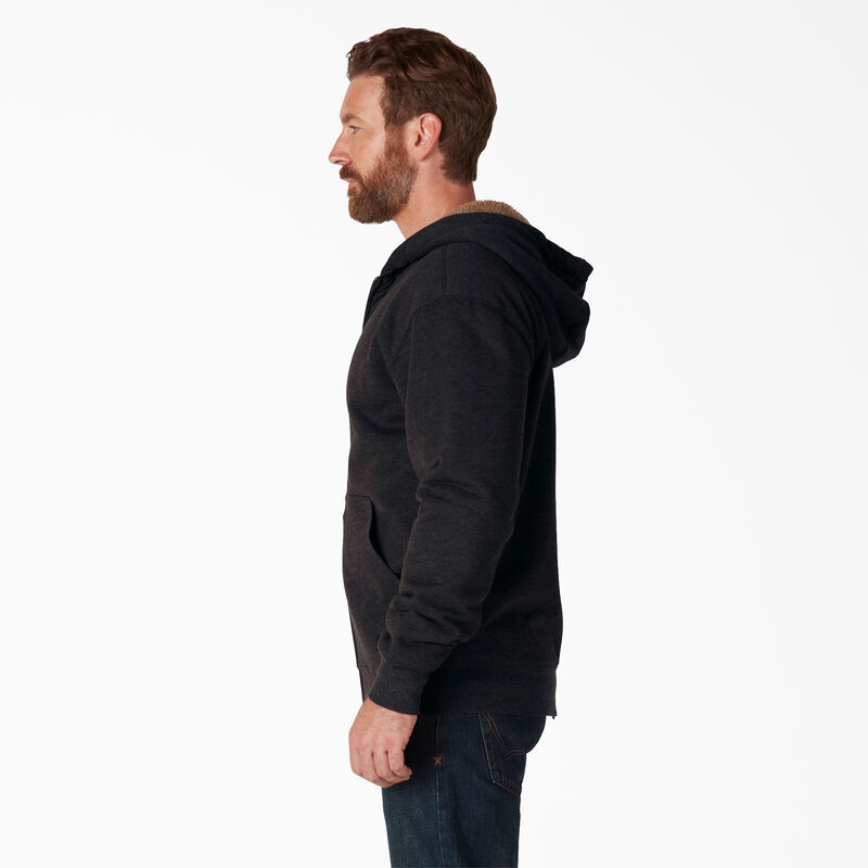 Dickies High Pile Fleece Lined Full Zip Hoodie Black ID-gSaZnZ7D