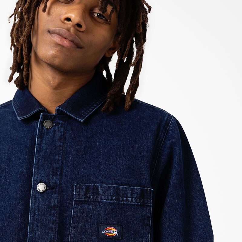 Dickies Denim Chore Coat Stonewashed Indigo Blue ID-gXAEtJuU