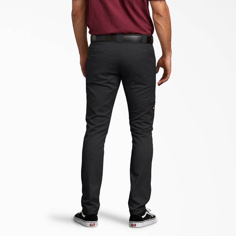 Dickies Skinny Fit Double Knee Work Pants Black ID-gXVFPApQ