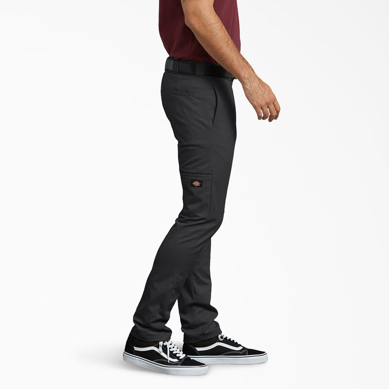 Dickies Skinny Fit Double Knee Work Pants Black ID-gXVFPApQ