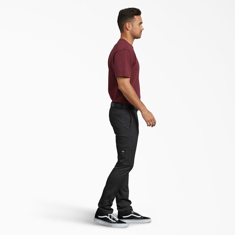 Dickies Skinny Fit Double Knee Work Pants Black ID-gXVFPApQ