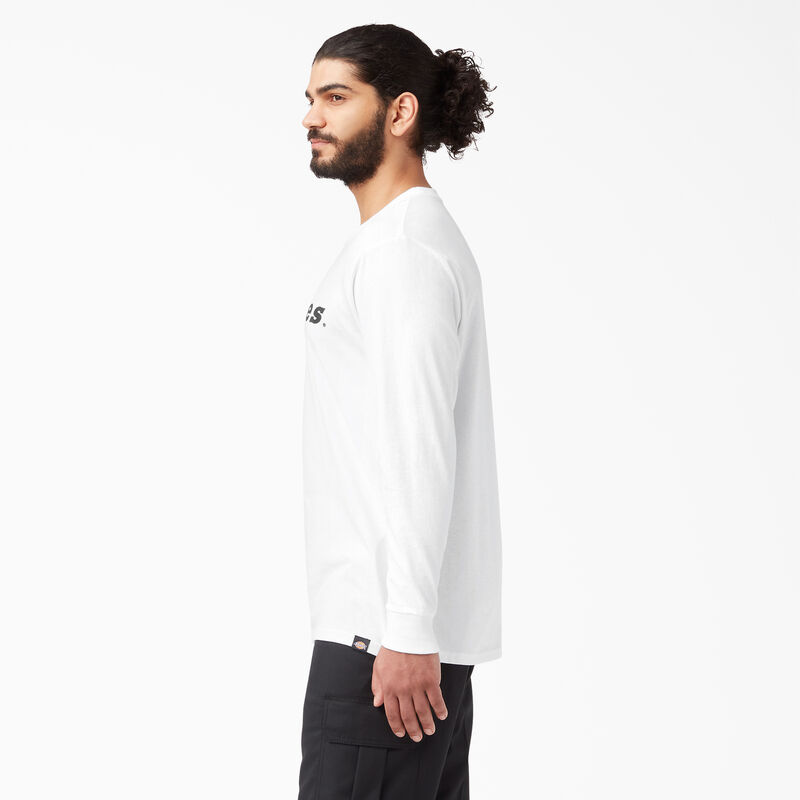 Dickies Long Sleeve Regular Fit Icon Graphic T-Shirt White ID-gZxd8SzT