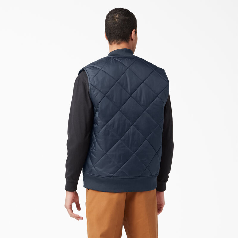 Dickies Diamond Quilted Vest Dark Navy ID-gf0DBF8S