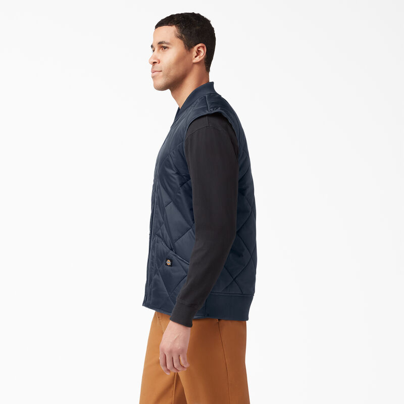 Dickies Diamond Quilted Vest Dark Navy ID-gf0DBF8S