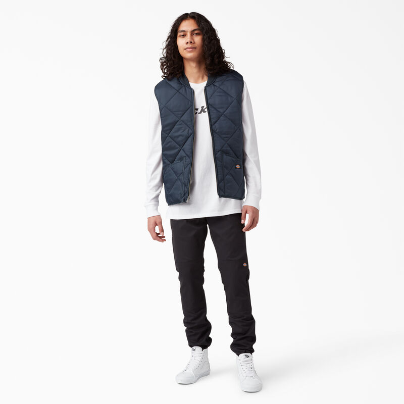 Dickies Diamond Quilted Vest Dark Navy ID-gf0DBF8S