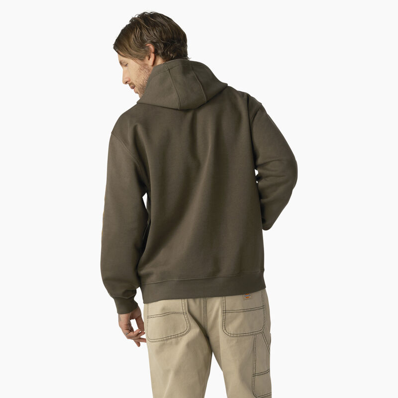 Dickies Water Repellent Logo Sleeve Hoodie Moss Green ID-ggJ8zMpn