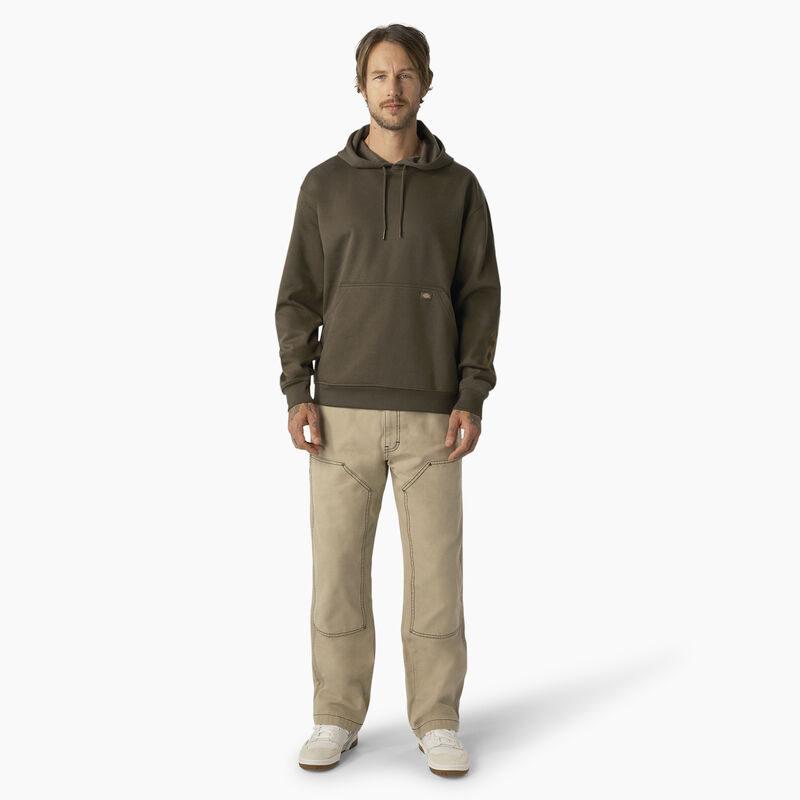 Dickies Water Repellent Logo Sleeve Hoodie Moss Green ID-ggJ8zMpn